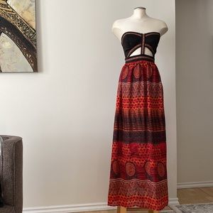 🌟HOST PICK 🌟 Boho Front Cut Out San Souci Dress 💃🏼